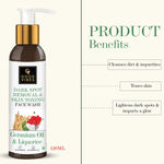 Buy Good Vibes Dark Spot Removal + Skin Toning Face Wash - Geranium Oil & Liquorice (120 ml) - Purplle