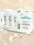 Buy mCaffeine miniature Green Tea & Vitamin C Glow Kit ,31 gm - Purplle