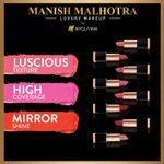 Buy Manish Malhotra Beauty By MyGlamm Hi-Shine Lipstick-Velvet Rose-4gm - Purplle