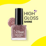 Buy NY Bae Color Rush Nail Paint - Rose Confetti 40 (5 ml) | Chip Resistant | Long Lasting | Quick Dry | Gel Nail Polish - Purplle