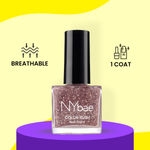 Buy NY Bae Color Rush Nail Paint - Rose Confetti 40 (5 ml) | Chip Resistant | Long Lasting | Quick Dry | Gel Nail Polish - Purplle