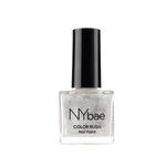 Buy NY Bae Color Rush Nail Paint - Silver Shimmy 33 (5 ml) | Chip Resistant | Long Lasting | Quick Dry | Gel Nail Polish - Purplle