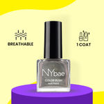 Buy NY Bae Color Rush Nail Paint - Blue Ivy Chrome 32 (5 ml) | Chip Resistant | Long Lasting | Quick Dry | Gel Nail Polish - Purplle