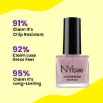 Buy NY Bae Color Rush Nail Paint - Pretty Pink Chrome 36 (5 ml) | Chip Resistant | Long Lasting | Quick Dry | Gel Nail Polish - Purplle
