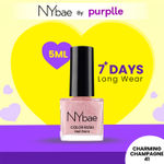 Buy NY Bae Color Rush Nail Paint- Charming Champagne 41 (5 ml) | Chip Resistant | Long Lasting | Quick Dry | Gel Nail Polish - Purplle