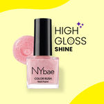 Buy NY Bae Color Rush Nail Paint- Charming Champagne 41 (5 ml) | Chip Resistant | Long Lasting | Quick Dry | Gel Nail Polish - Purplle