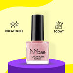 Buy NY Bae Color Rush Nail Paint- Charming Champagne 41 (5 ml) | Chip Resistant | Long Lasting | Quick Dry | Gel Nail Polish - Purplle