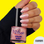 Buy NY Bae Color Rush Nail Paint- Charming Champagne 41 (5 ml) | Chip Resistant | Long Lasting | Quick Dry | Gel Nail Polish - Purplle