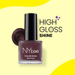 Buy NY Bae Color Rush Nail Paint - Hot Coffee 48 (5 ml) | Chip Resistant | Long Lasting | Quick Dry | Gel Nail Polish - Purplle
