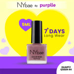 Buy NY Bae Color Rush Nail Paint - Quartz Queen 44 (5 ml) | Chip Resistant | Long Lasting | Quick Dry | Gel Nail Polish - Purplle