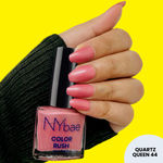 Buy NY Bae Color Rush Nail Paint - Quartz Queen 44 (5 ml) | Chip Resistant | Long Lasting | Quick Dry | Gel Nail Polish - Purplle