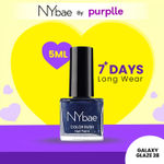 Buy NY Bae Color Rush Nail Paint - Galaxy Glaze 28 (5 ml) | Chip Resistant | Long Lasting | Quick Dry | Gel Nail Polish - Purplle
