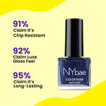 Buy NY Bae Color Rush Nail Paint - Galaxy Glaze 28 (5 ml) | Chip Resistant | Long Lasting | Quick Dry | Gel Nail Polish - Purplle