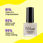 Buy NY Bae Color Rush Nail Paint - White Wonder 35 (5 ml) | Chip Resistant | Long Lasting | Quick Dry | Gel Nail Polish - Purplle