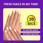 Buy NY Bae Color Rush Nail Paint - White Wonder 35 (5 ml) | Chip Resistant | Long Lasting | Quick Dry | Gel Nail Polish - Purplle