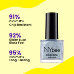 Buy NY Bae Color Rush Nail Paint - Icy Spicy 22 (5 ml) | Chip Resistant | Long Lasting | Quick Dry | Gel Nail Polish - Purplle