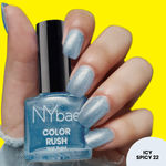 Buy NY Bae Color Rush Nail Paint - Icy Spicy 22 (5 ml) | Chip Resistant | Long Lasting | Quick Dry | Gel Nail Polish - Purplle