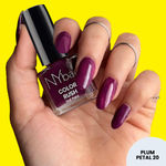 Buy NY Bae Color Rush Nail Paint - Plum Petal 20 (5 ml) | Chip Resistant | Long Lasting | Quick Dry | Gel Nail Polish - Purplle