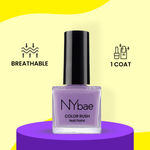 Buy NY Bae Color Rush Nail Paint -Lilac Lady 15 (5 ml) | Chip Resistant | Long Lasting | Quick Dry | Gel Nail Polish - Purplle