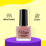Buy NY Bae Color Rush Nail Paint - Bubble Trouble 42 (5 ml) | Chip Resistant | Long Lasting | Quick Dry | Gel Nail Polish - Purplle