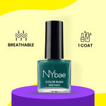 Buy NY Bae Color Rush Nail Paint - Crazy Cruise 26 (5 ml) | Chip Resistant | Long Lasting | Quick Dry | Gel Nail Polish - Purplle