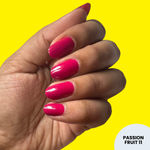 Buy NY Bae Color Rush Nail Paint - Passion Fruit 11 (5 ml) | Chip Resistant | Long Lasting | Quick Dry | Gel Nail Polish - Purplle