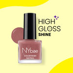 Buy NY Bae Color Rush Nail Paint - Cute Carnation 43 (5 ml) | Chip Resistant | Long Lasting | Quick Dry | Gel Nail Polish - Purplle