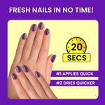 Buy NY Bae Color Rush Nail Paint - Starry Plum 19 (5 ml) | Chip Resistant | Long Lasting | Quick Dry | Gel Nail Polish - Purplle