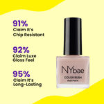 Buy NY Bae Color Rush Nail Paint - Pink Pearl 37 (5 ml) | Chip Resistant | Long Lasting | Quick Dry | Gel Nail Polish - Purplle
