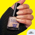 Buy NY Bae Color Rush Nail Paint - Pink Pearl 37 (5 ml) | Chip Resistant | Long Lasting | Quick Dry | Gel Nail Polish - Purplle