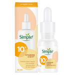 Buy Simple Booster Serum 10% Vitamin C+E+F For Youthful Glowing Skin, 15 ml - Purplle