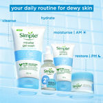 Buy Simple Water Boost Micellar Gel Facial Wash | 100 Hr Hydration | 150 ml - Purplle