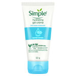 Buy Simple Water Boost Hydrating Gel Creme | 100 Hr Hydration | 50 gm - Purplle