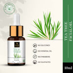 Buy Good Vibes 100% Natural Tea Tree Skin Purifying Facial Oil (10 ml) - Purplle