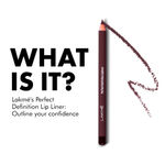 Buy Lakme Perfect Definition Lip Liner Black Currant 0.78 ml - Purplle