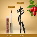 Buy Good Vibes Bold Kajal & Hydrating Liquid Lipstick Combo (comfy for your eye & lips) Combo of 2 - Purplle