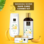 Buy Good Vibes Banana Shine Hair Care Combo (Set of 3) - Purplle