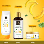 Buy Good Vibes Banana Shine Hair Care Combo (Set of 3) - Purplle