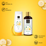 Buy Good Vibes Banana Shine Hair Duo- (Banana Shampoo 300ml + Banana Conditioner 200ml) - Purplle