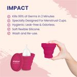 Buy GYNOCUP Menstrual Cup for Women| Medium Size |With Menstrual Cup Sterilizer Container|& Female Intimate Wash 100 ml With 1 Cramp Relief Roll 10 ml (Combo) - Purplle