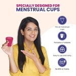 Buy GYNOCUP Menstrual Cup for Women| Medium Size |With Menstrual Cup Sterilizer Container|& Female Intimate Wash 100 ml With 1 Cramp Relief Roll 10 ml (Combo) - Purplle