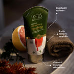 Buy Lotus Botanicals Skin Brightening Face Scrub | Vitamin C | Sulphate, Silicon & Chemical Free | All Skin Types | 100 gm - Purplle