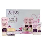 Buy Lotus Herbals Radiant Pearl Cellular 4 in 1 Facial Kit | For Deep Cleaning | With Pearl Extracts & Green Tea | 170 gm - Purplle