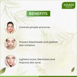 Buy Vaadi Herbals Anti-Acne Neem Face Wash With Tea Tree Extract (60 ml) - Purplle
