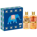 Buy Vaadi Herbals Royal India Shower Gels Gift Box - Luxurious Saffron (300 ml) & Divine Honey & Sandal (300 ml) (Royal Elephant)( 300 ml x 2 ) - Purplle