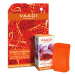 Buy Vaadi Herbals Kesar Chandan Facial Bar with Extract Orange Peel (25 gm) - Purplle