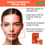 Buy Vaadi Herbals Kesar Chandan Facial Bar with Extract Orange Peel (25 gm) - Purplle