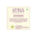 Buy Lotus Herbals Quincenourish Quince Seed Massage Cream | Nourishes Skin | For All Skin Types | 50g - Purplle