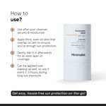 Buy Minimalist SPF 50 Sunscreen Stick with Adenosine, Rice Bran Oil & Vitamin E, Broad spectrum PA++++ - Purplle