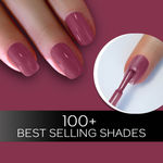 Buy FACES CANADA Ultime Pro Splash Nail Enamel - Mahogany 107 (8 ml) | Quick Drying | Glossy Finish | Long Lasting | No Chip Formula | High Shine Nail Polish For Women | No Harmful Chemicals - Purplle